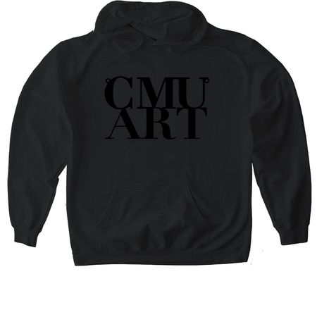 2024 Carnegie Mellon School of Art Sweatshirt, a Black Gildan Softstyle Pullover Hoodie