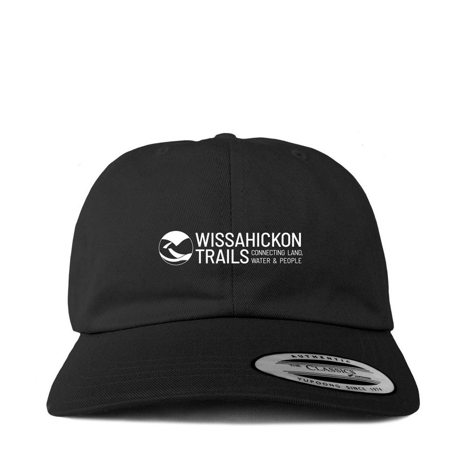 Wissahickon Trails Logo Hat, a Black Printed Classic Baseball Cap