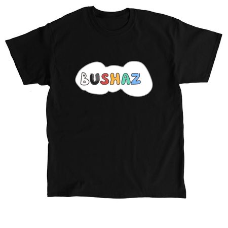 "BushaZ" Cloud Merchandise, a Black Classic Unisex Tee