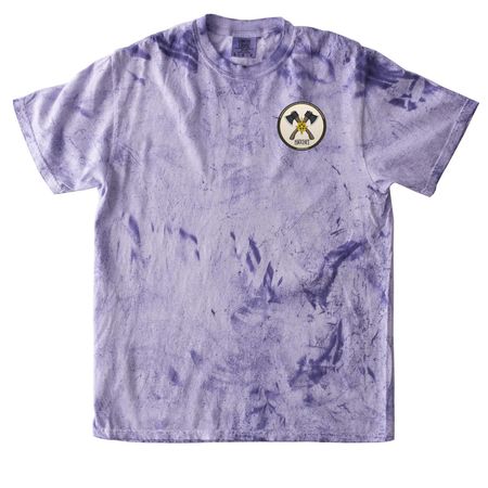 Hatchet Logo on Front, a Amethyst Comfort Colors Colorblast Tee