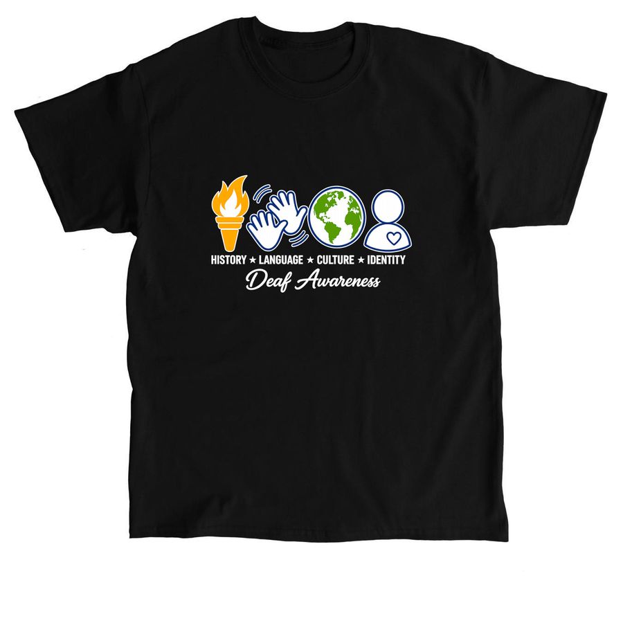 Lexington Deaf Awareness Committee Fundraiser, a Black Classic Unisex Tee