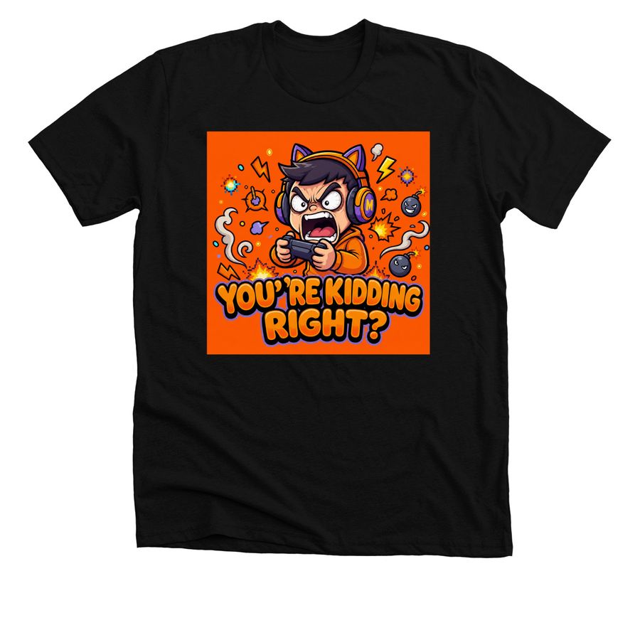 The MaDGam3r Collection&nbsp;, a Solid Black Blend Premium Unisex Tee
