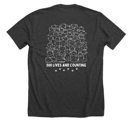 HK 5 yr Anniversay&nbsp;, a Dark Grey Heather Premium Unisex Tee