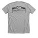 Public Lands - Public Input, a Athletic Heather Premium Unisex Tee (back-view)