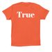 True Time Tee, a Coral Premium Cotton Tee