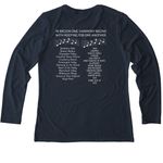 Region One Love, a Rebel Blue Allmade Eco Triblend Women?s Long Sleeve Tee (back-view)