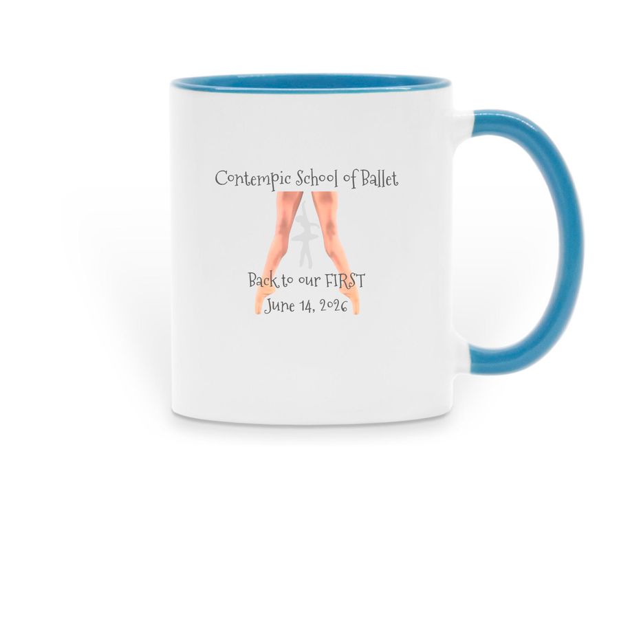 2026 End of Year Performance Gear&nbsp;, a Light Blue Two-Tone Ceramic Mug