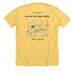WINNIE THE POOH KIDS, a Heather Yellow Gold Premium Unisex Tee (back-view)