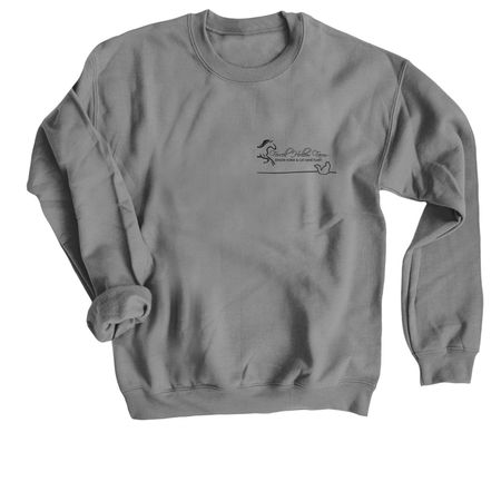 T-shirts, a Charcoal Crewneck Sweatshirt