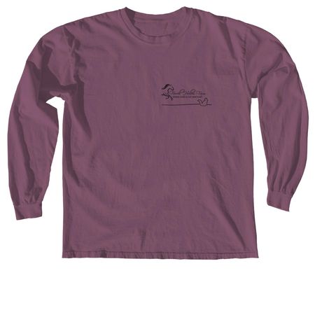 T-shirts, a Berry Comfort Colors Long Sleeve Tee