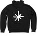 This is a story..., a Black Zip Up Hoodie (back-view)