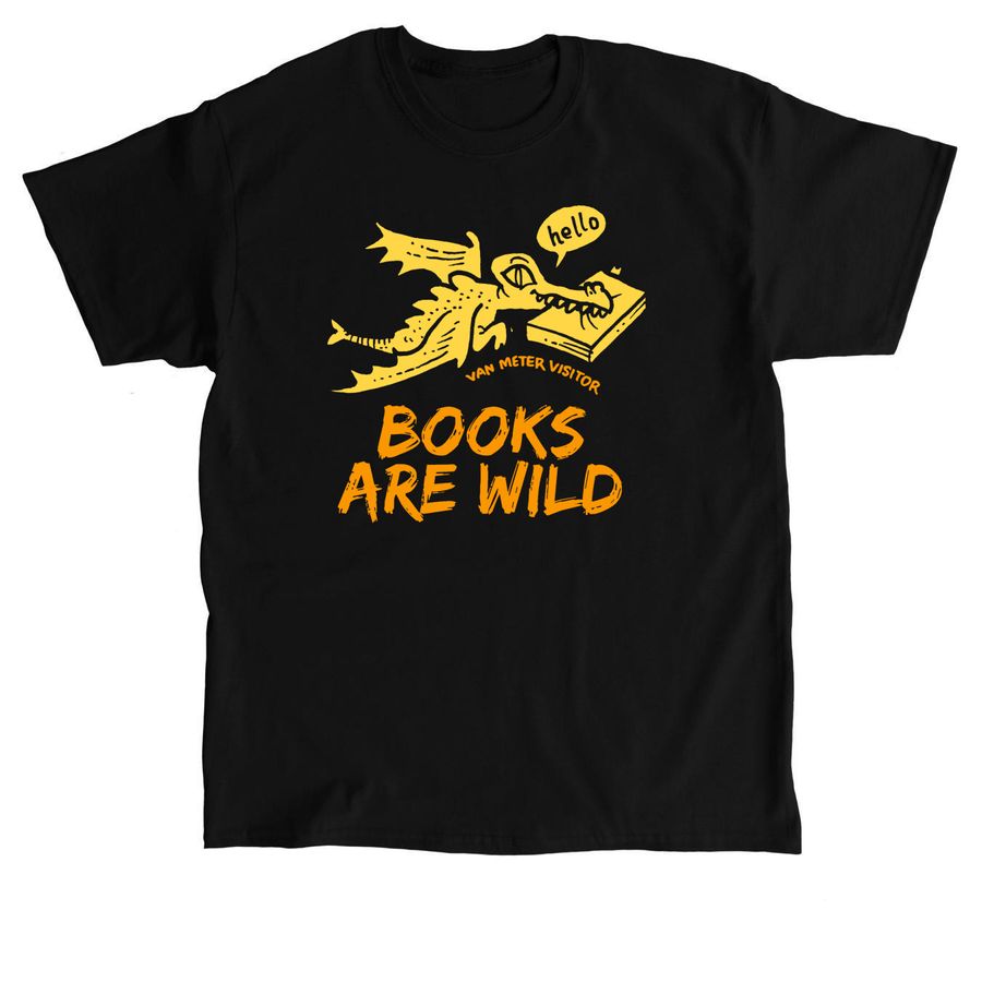 Iowa Cryptid Series - Van Meter Visitor, a Black Classic Unisex Tee