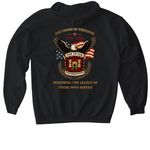 250th Anniversary of Freedom Limited Edition, a Black Gildan Softstyle Pullover Hoodie (back-view)