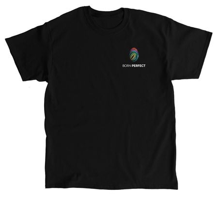 BORNPERFECT&nbsp;Pocket Tee, a Black Classic Unisex Tee