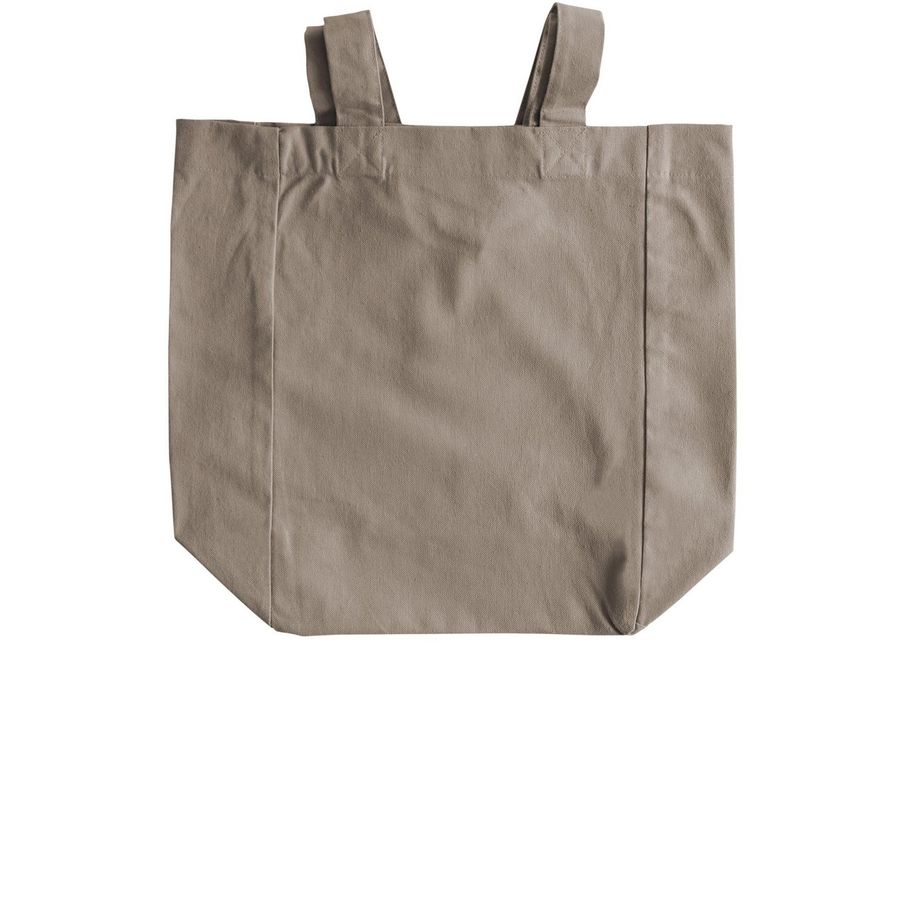 Land of the High Hills, a Pumice Recycled Cotton Tote Bag (back-view)
