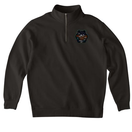 ARG-11i Shirt, a Black Midweight Quarter Zip Pullover