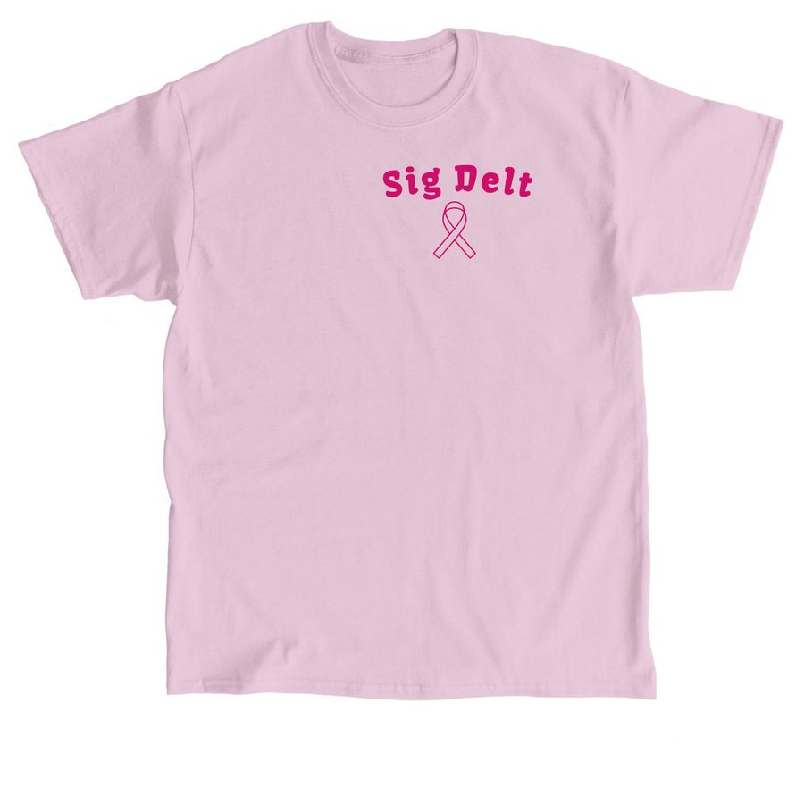 Breast Cancer Walk T-Shirt, a Light Pink Classic Unisex Tee