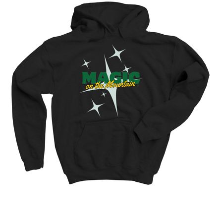 Magic on the Mountain, a Black Youth Pullover Hoodie