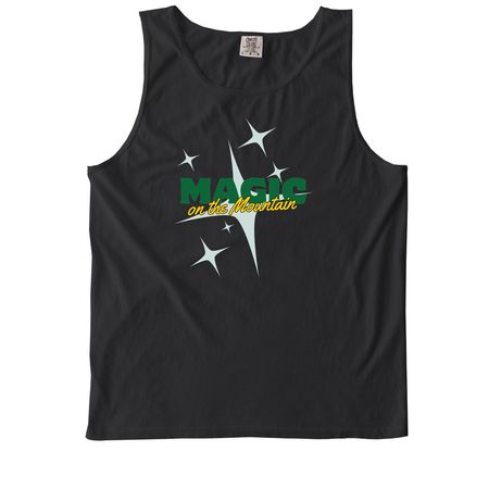 Magic on the Mountain, a Black Comfort Colors Tank Top