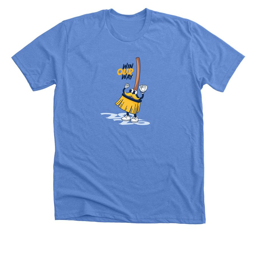 Sweep 2, a Heather Columbia Blue Premium Unisex Tee