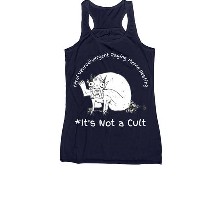 It's Not a Cult, a Navy Women's Racerback