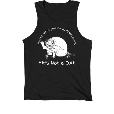 It's Not a Cult, a Black Premium Cotton Tank