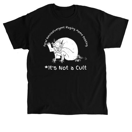 It's Not a Cult, a Black Classic Unisex Tee
