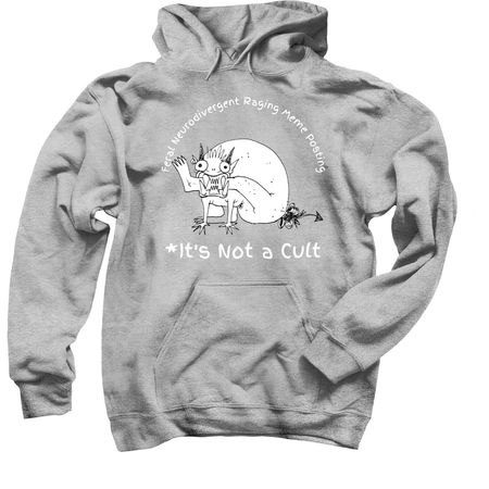 It's Not a Cult, a Sport Grey Pullover Hoodie