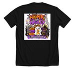 Halloween Tops, a Solid Black Blend Premium Unisex Tee (back-view)