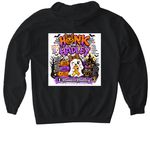 Halloween Tops, a Black Gildan Softstyle Pullover Hoodie (back-view)
