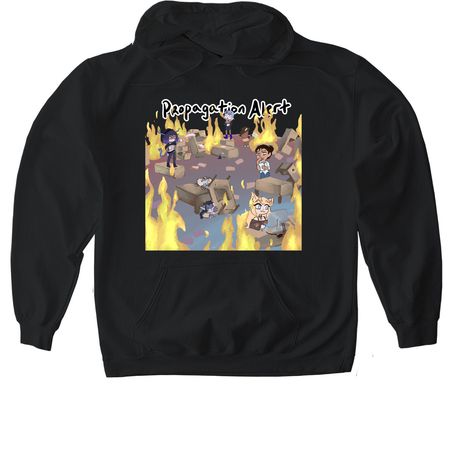 Propagation Alert!, a Black Gildan Softstyle Pullover Hoodie