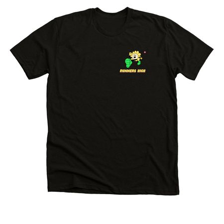 Runners High, a Solid Black Blend Premium Unisex Tee