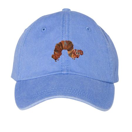The Very Hungry Oswald, a Periwinkle Printed Pigment Dye Baseball Cap
