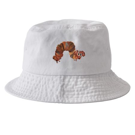 The Very Hungry Oswald, a White Printed Bucket Hat