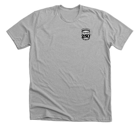 Light Colors with Black Logo, a Athletic Heather Premium Unisex Tee