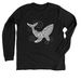 Hope for Humpbacks II, a Solid Black Blend Premium Long Sleeve Tee