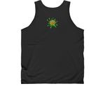 The Shitty Beatles, a Black Classic Unisex Tank Top (back-view)