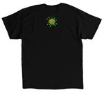 The Shitty Beatles, a Black Classic Unisex Tee (back-view)