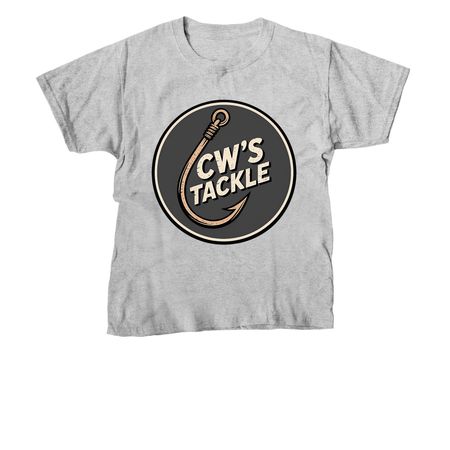 CW TACKLE, a Sport Grey Youth Unisex Tee