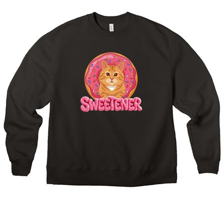 EVERYDAY WEAR, a Black Premium Heavyweight Crewneck Sweatshirt
