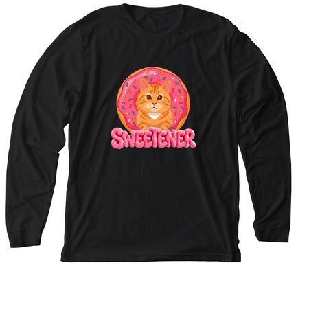 EVERYDAY WEAR, a Solid Black Blend Premium Long Sleeve Tee