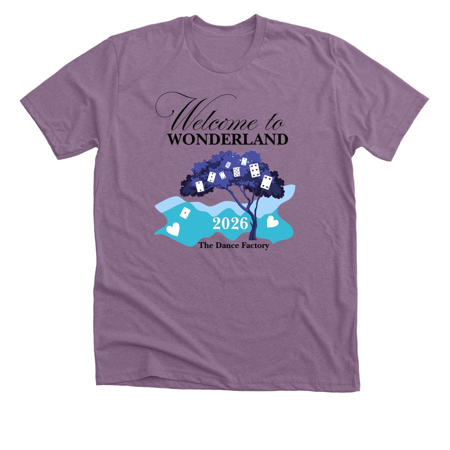 The Dance Factory Showcase 2026, a Heather Purple Premium Unisex Tee