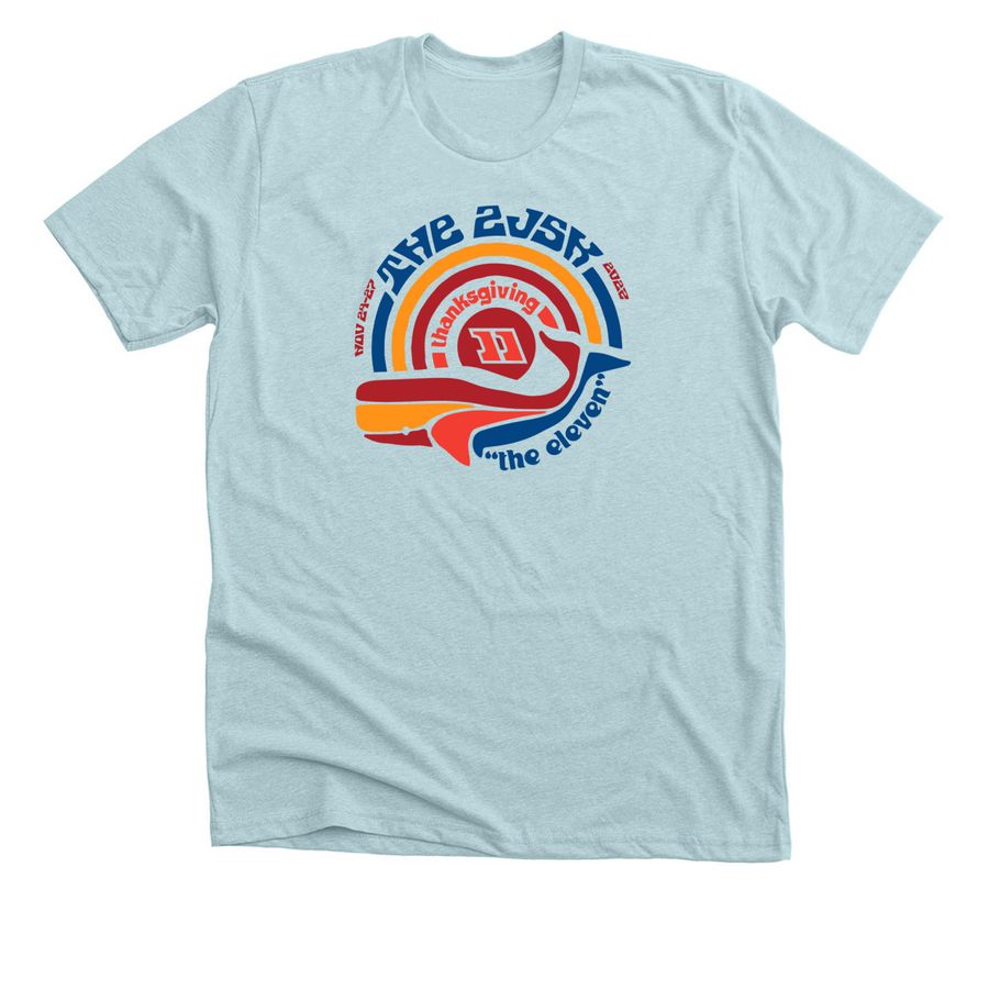 2022 ZJ5K, a Heather Ice Blue Premium Unisex Tee