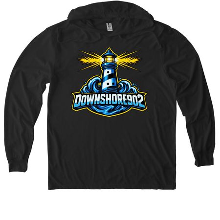 Shoresy shirts and hoodies!&nbsp;, a Space Black Allmade Eco Triblend Hoodie Tee