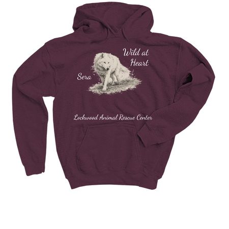 Sera shirts, a Maroon Youth Pullover Hoodie