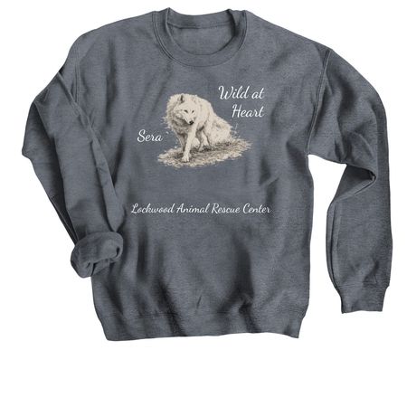 Sera shirts, a Dark Heather Crewneck Sweatshirt