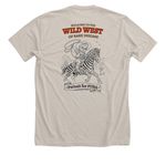 Wild West of Rare Disease, Hayden Turn's 2 T, a Heather Dust Premium Unisex Tee (back-view)