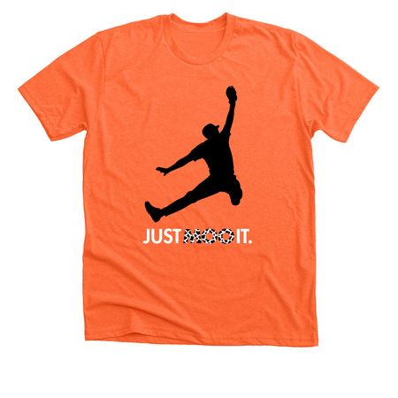 Just MOO It, a Heather Orange Premium Unisex Tee