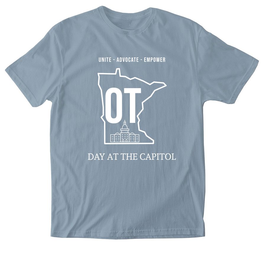 Advocacy Collection, a Stone Blue Softstyle Cotton Tee