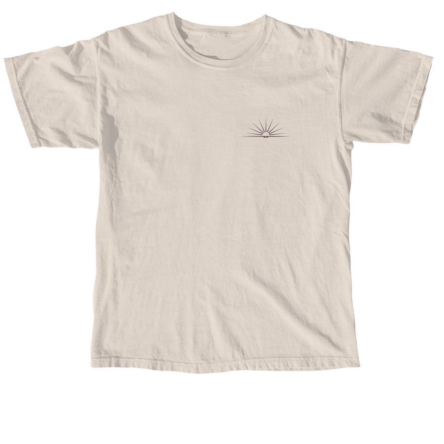 Plum Lettering Tee, a Ivory Comfort Colors Unisex Tee